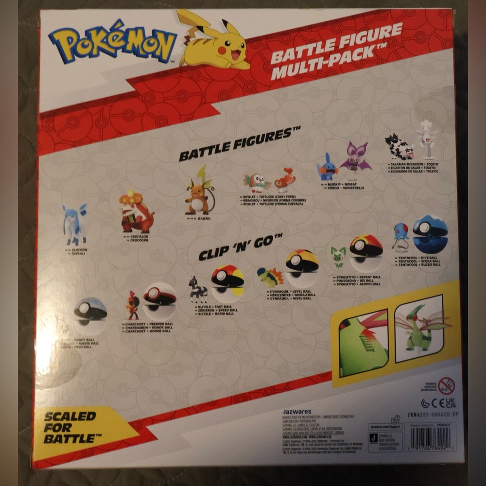 Pokémon Battle Ready Figure Multi-Pack - Green, Red, Blue - Picture 2 of 5